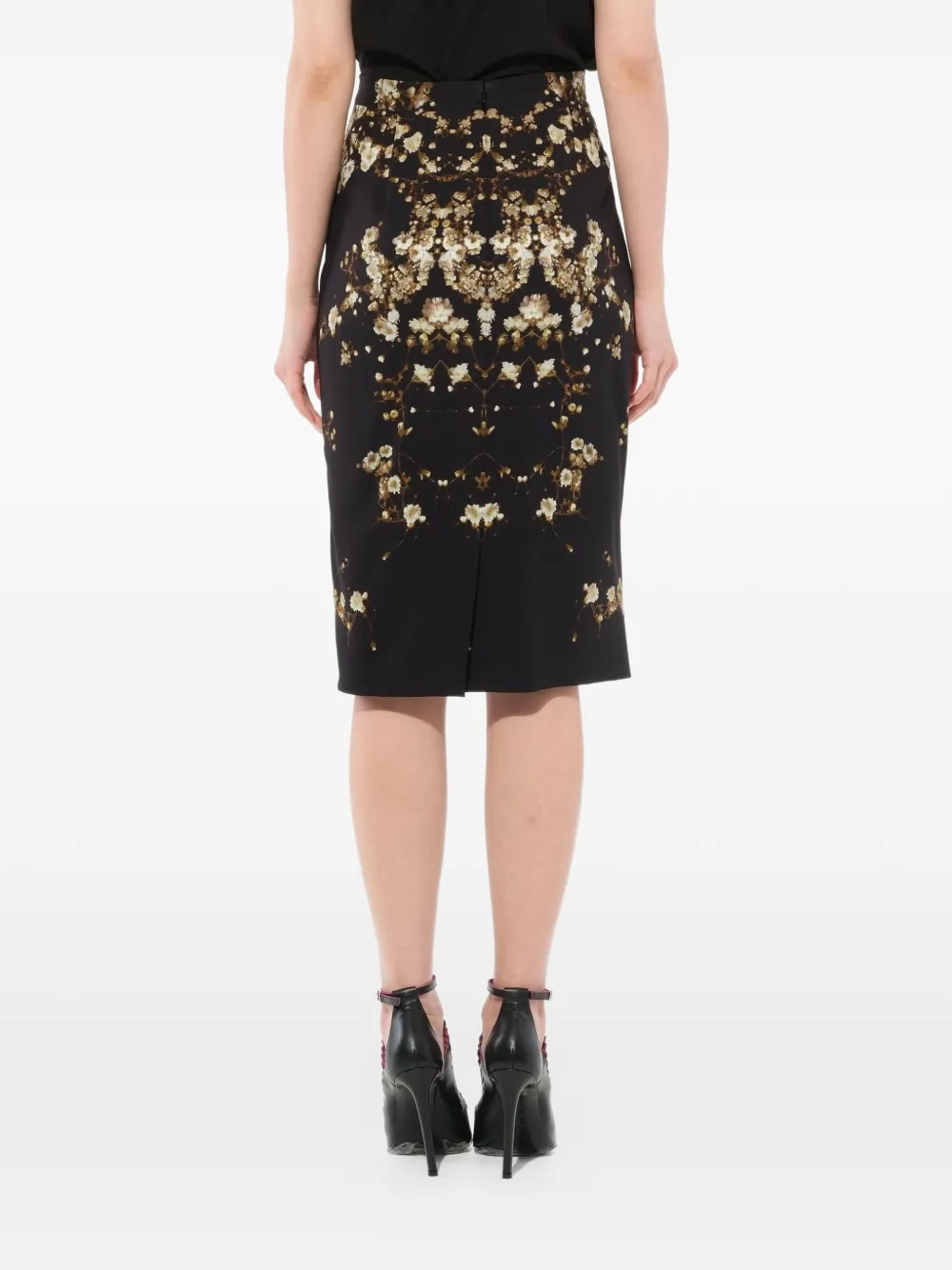 Givenchy gypsophila print skirt Zwart