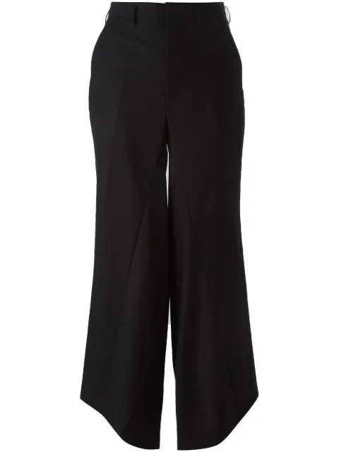 Junya Watanabe wide leg crepe trousers