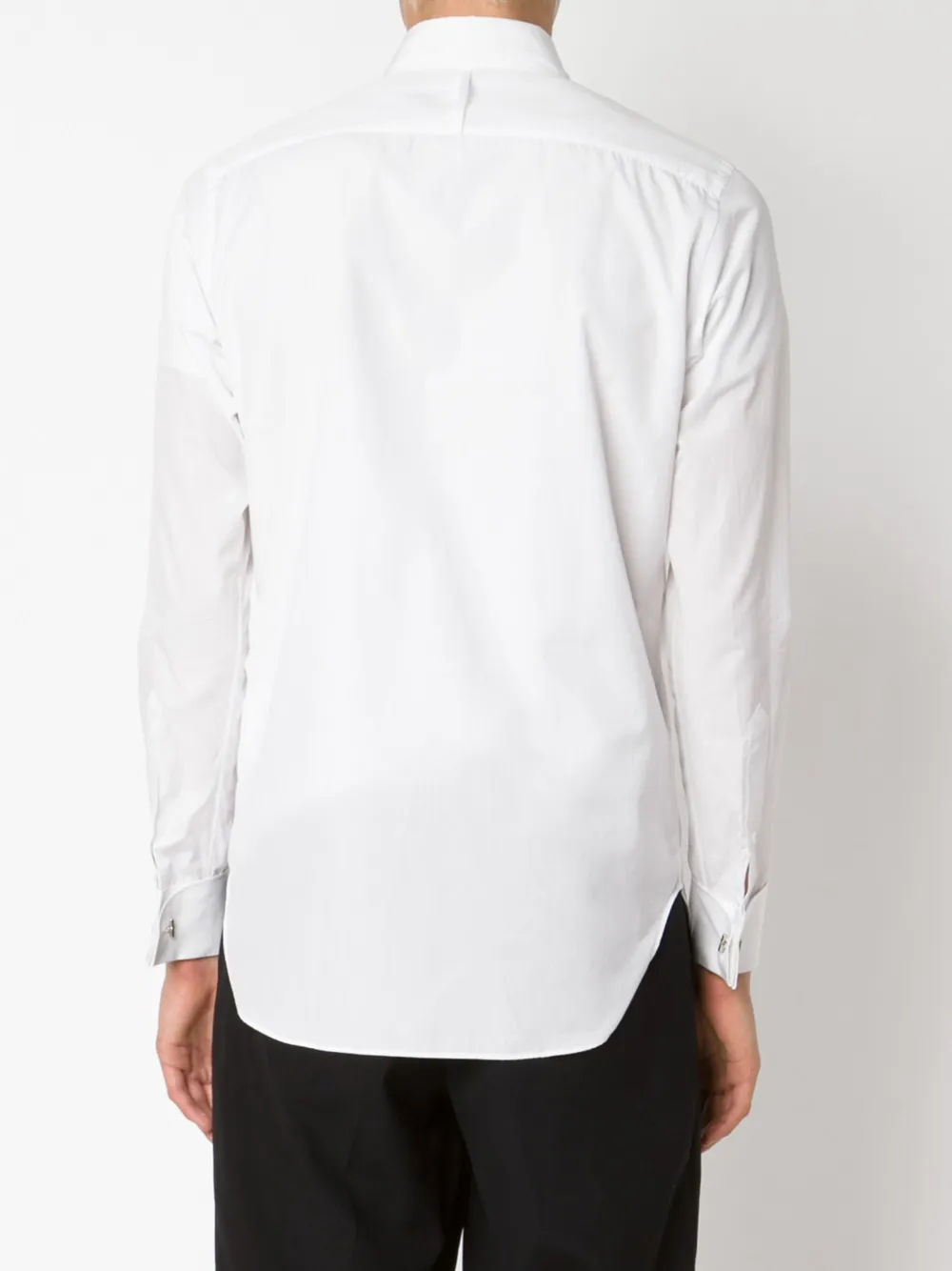 Junya Watanabe MAN pleated chest detail shirt Wit