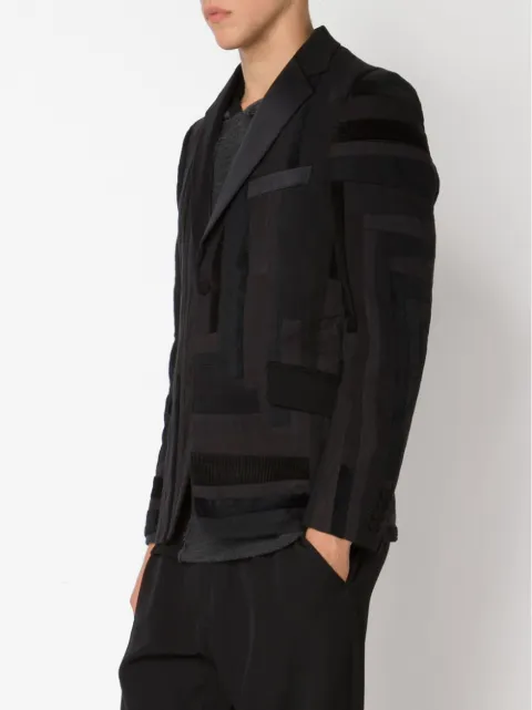 junya watanabe patchwork blazer