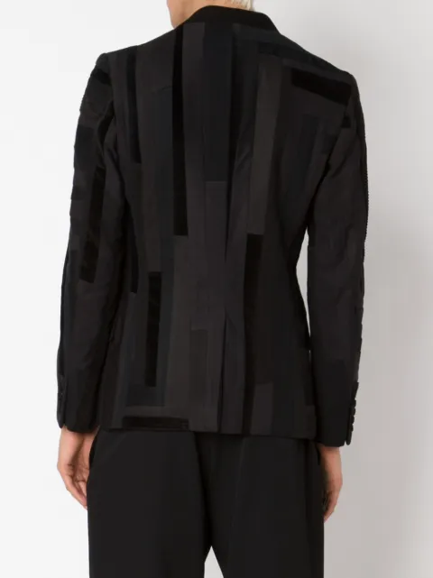junya watanabe patchwork blazer