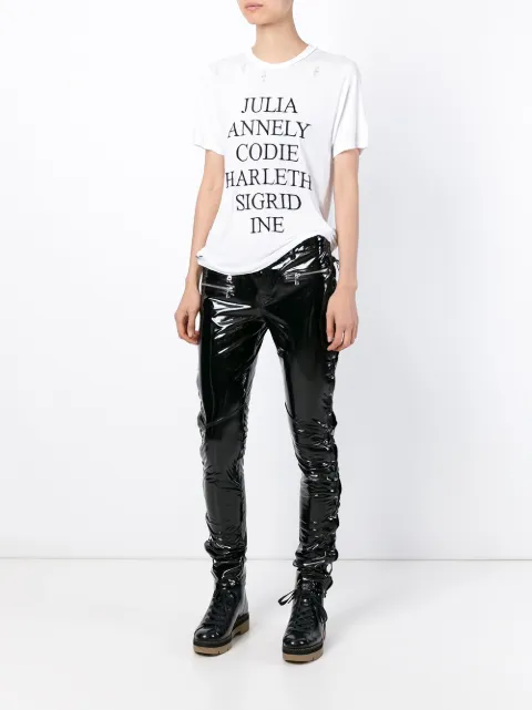 Filles A Papa PVC Trousers - Farfetch