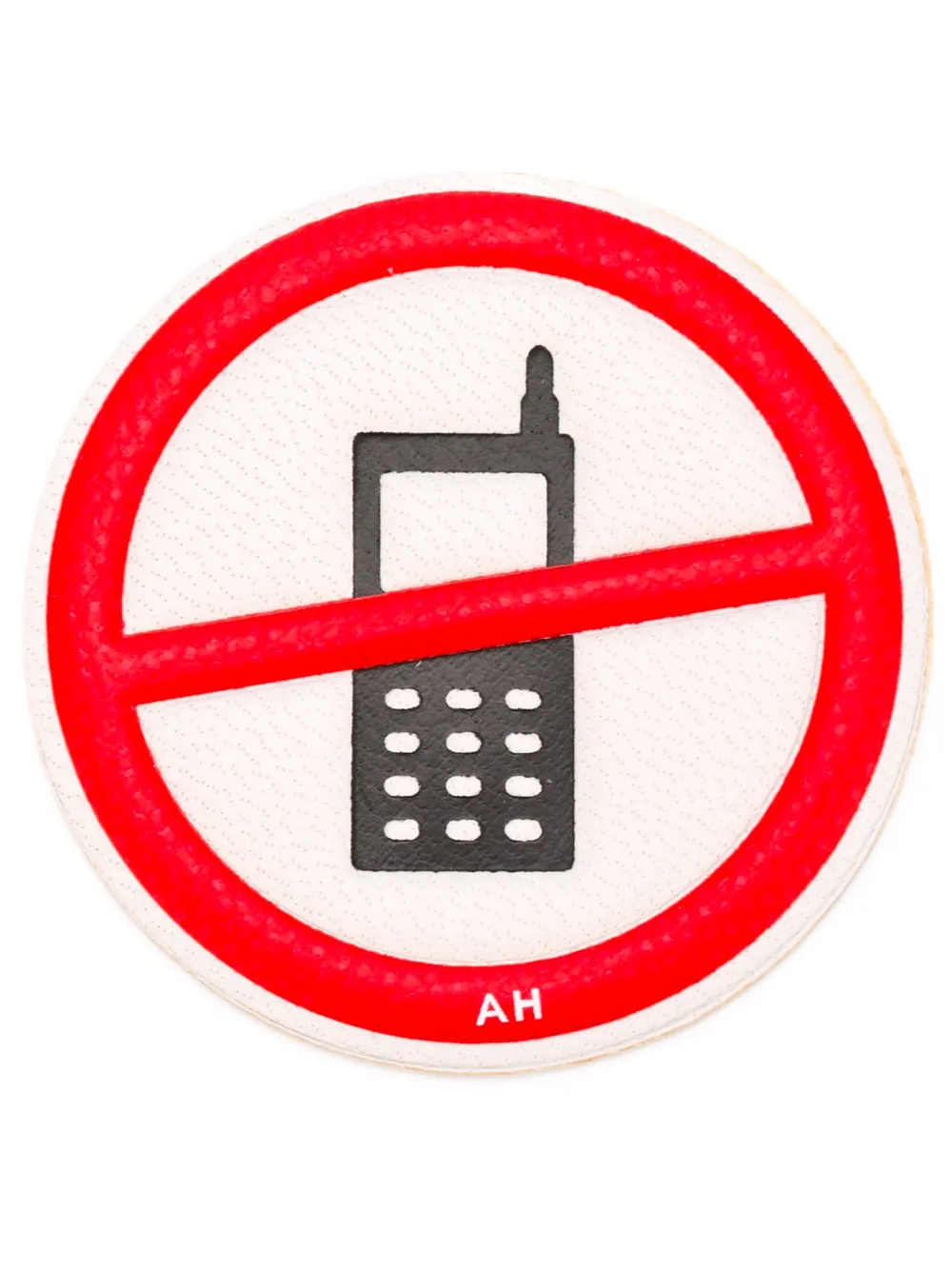 Anya Hindmarch 'no Phones' Bag Patch In Rot