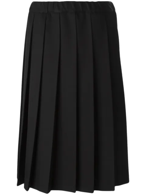 Comme Des Garçons straight pleated skirt