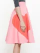MSGM Heart and Star Skirt