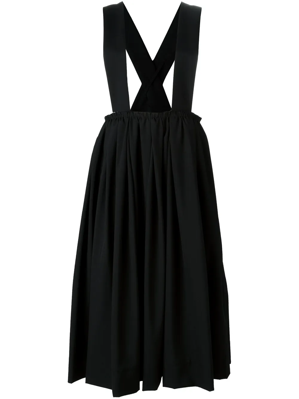 Comme Des Garçons suspenders pleated skirt | أسود | Image 1