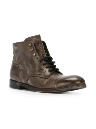 dolce gabbana lace up boots
