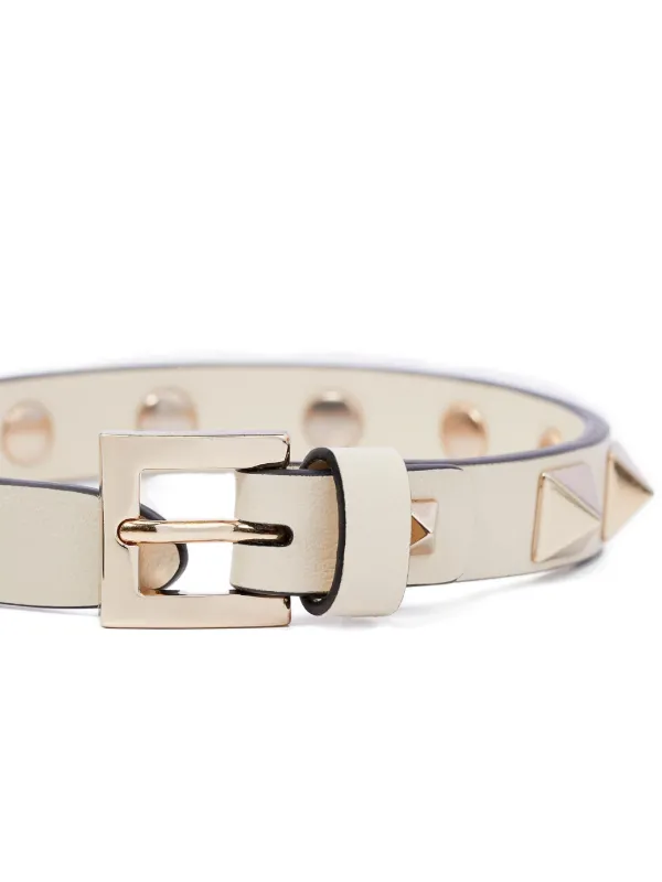 VALENTINO ロックスタッズ ブレスレット　ベージュ ロックスタッズ ブレスレット for ウィメンズ インチ ライト