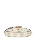 Valentino Garavani Rockstud leather bracelet - Neutrals