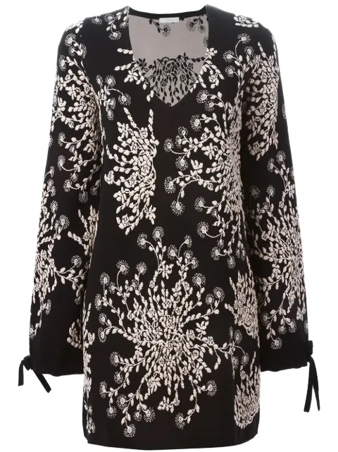 Chloé floral knit dress