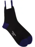 Comme des Garçons Homme Plus logo print socks - Black