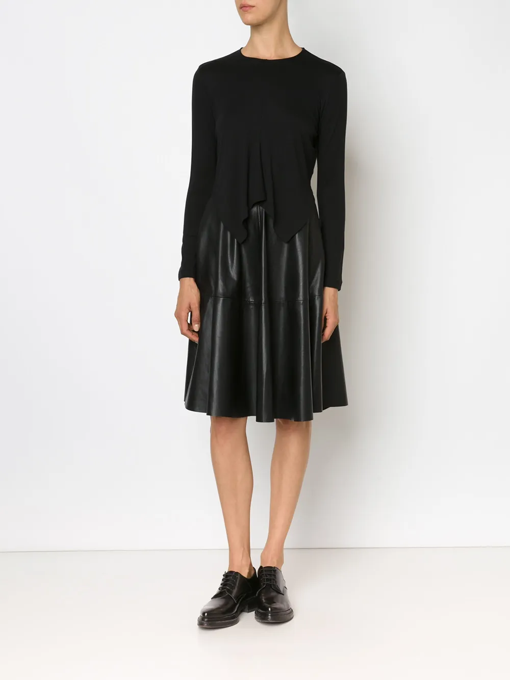 Noir Kei Ninomiya asymmetric hem longsleeve T-shirt | T-Shirts & Jersey Shirts | Image 2