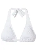 Amir Slama triangle bikini top - White