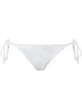 Amir Slama patterned bikini bottom - White