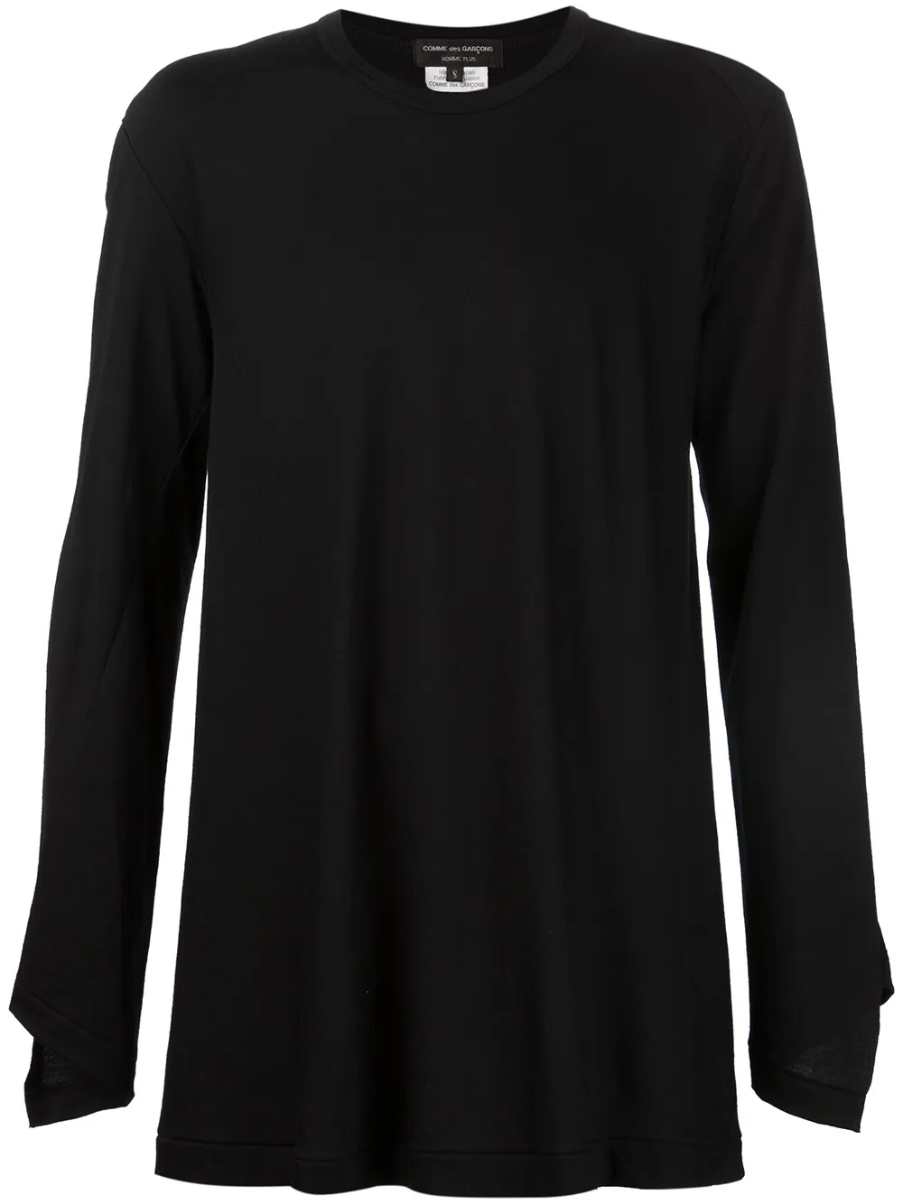 Comme des Garçons Homme Plus loose fine knit sweater | Black | Image 1