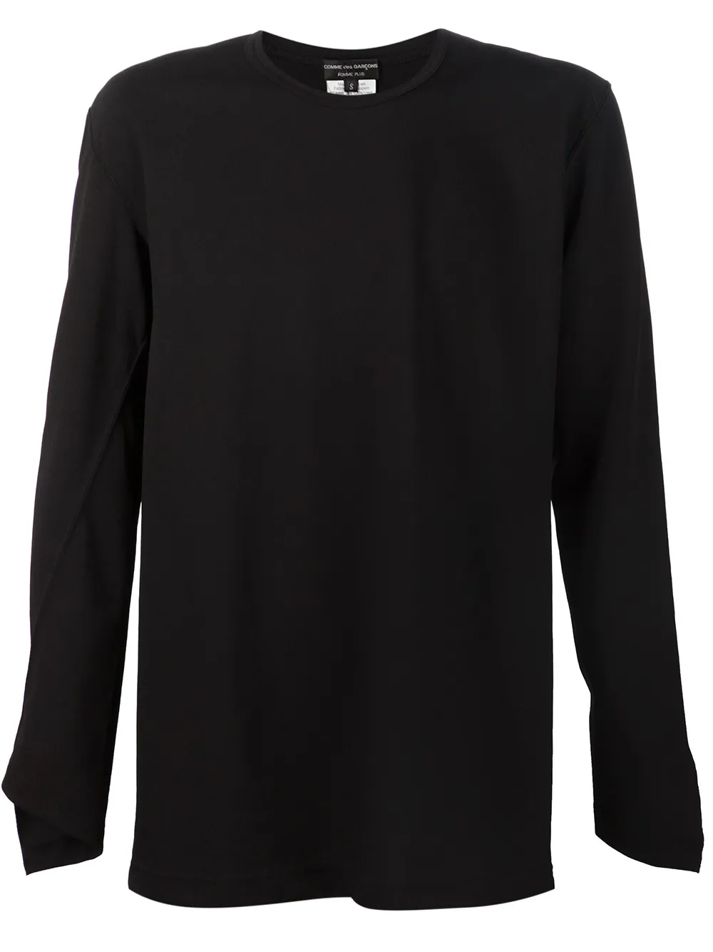 Comme des Garçons Homme Plus longsleeved T-shirt | Black | Image 1