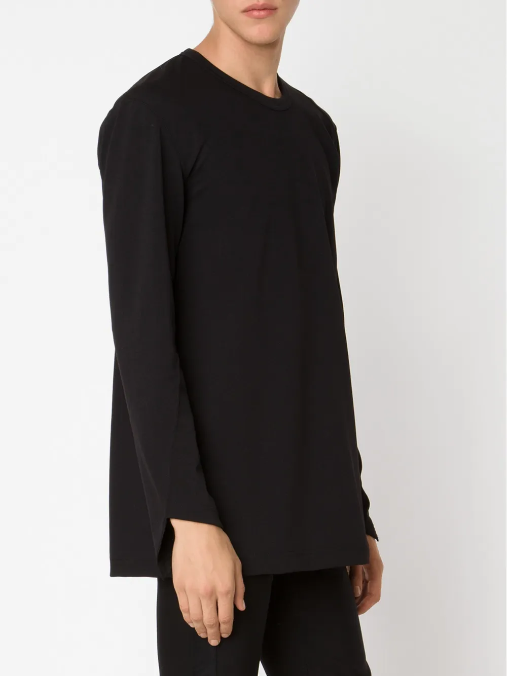 Comme des Garçons Homme Plus longsleeved T-shirt Zwart