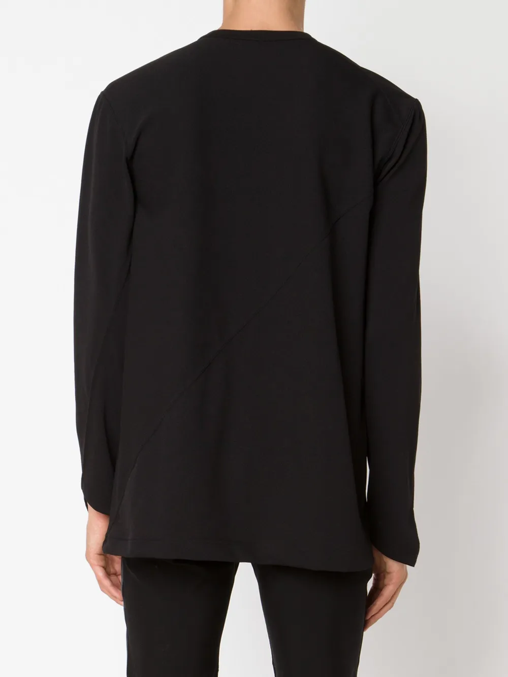 Comme des Garçons Homme Plus longsleeved T-shirt Zwart