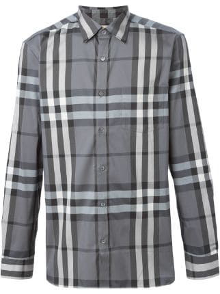 black and white burberry shirt