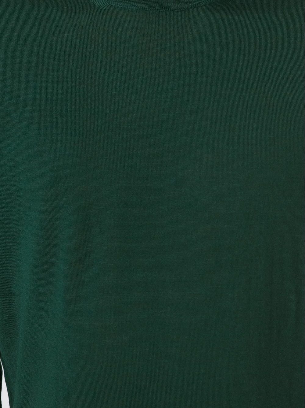 Drumohr trui met ronde hals Groen