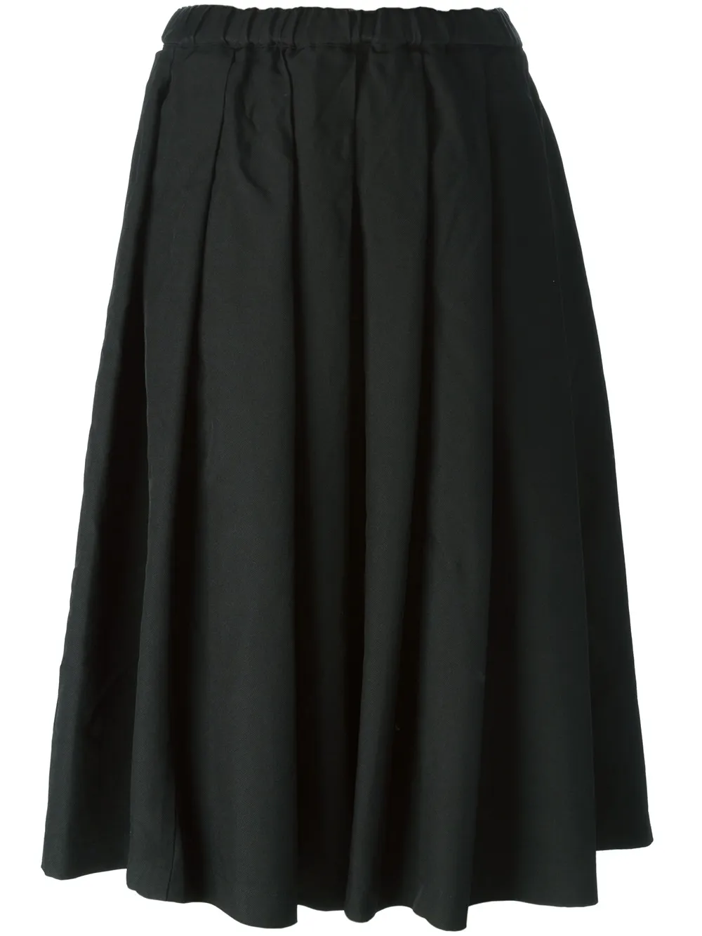 Comme Des Garçons Comme Des Garçons stripe detail pleated skirt | Black | Image 1