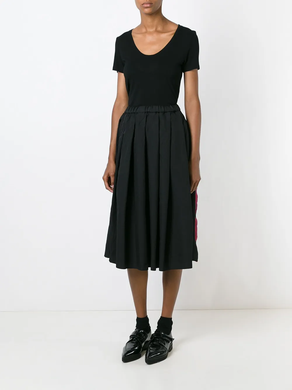 Comme Des Garçons Comme Des Garçons stripe detail pleated skirt | Pleated Skirts | Image 2
