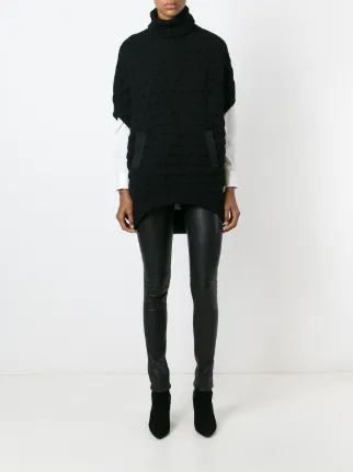 moncler bobble knit poncho moncler bobble knit poncho