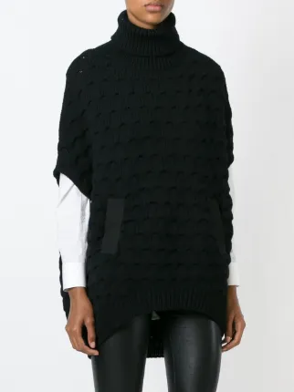 moncler bobble knit poncho moncler bobble knit poncho
