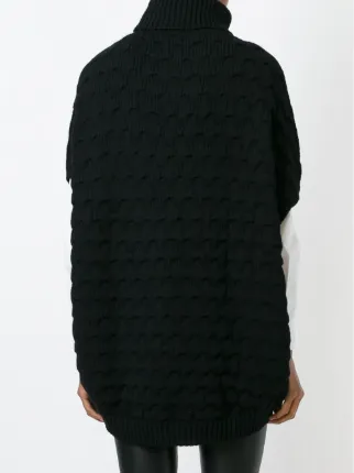 moncler bobble knit poncho moncler bobble knit poncho