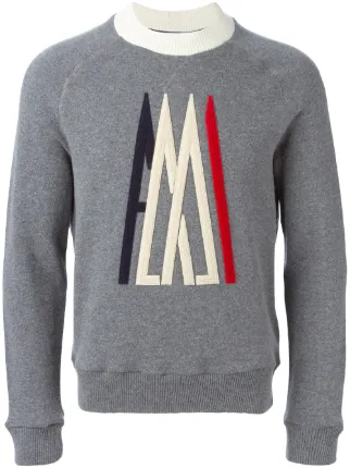 moncler x ami embroidered logo sweater moncler x ami embroidered logo sweater