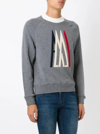 moncler x ami embroidered logo sweater moncler x ami embroidered logo sweater