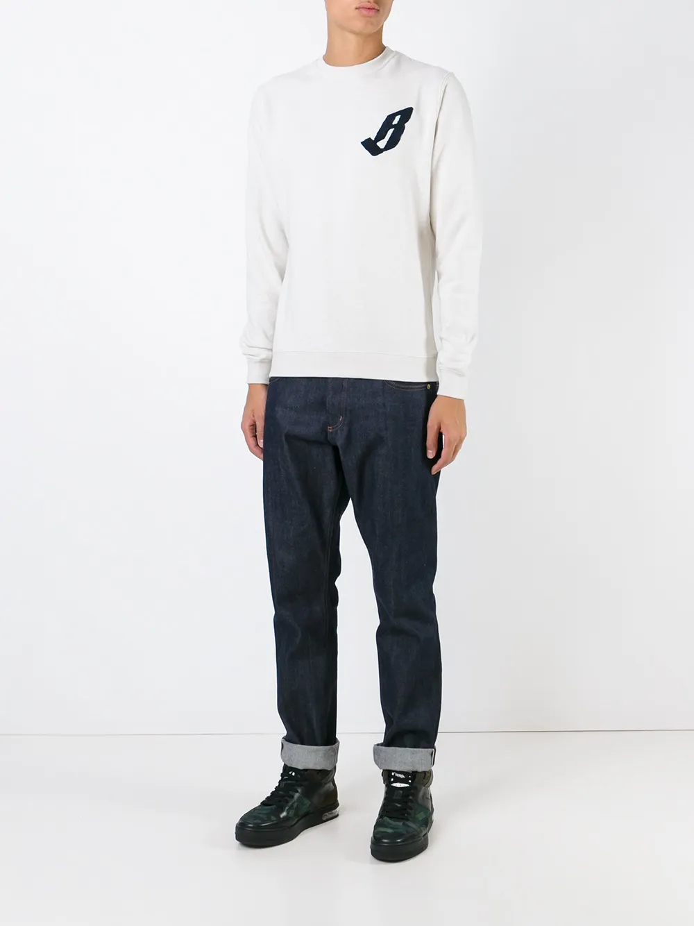 Billionaire Boys Club embroidered logo sweatshirt Grijs