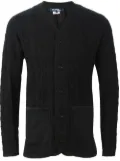 Junya Watanabe MAN textured cardigan - Black