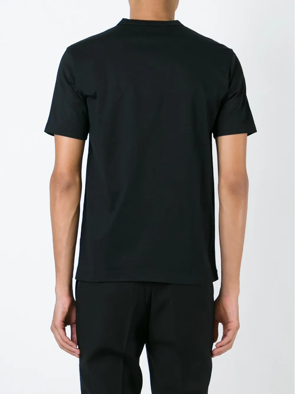 Junya Watanabe MAN patch pocket T-shirt Zwart