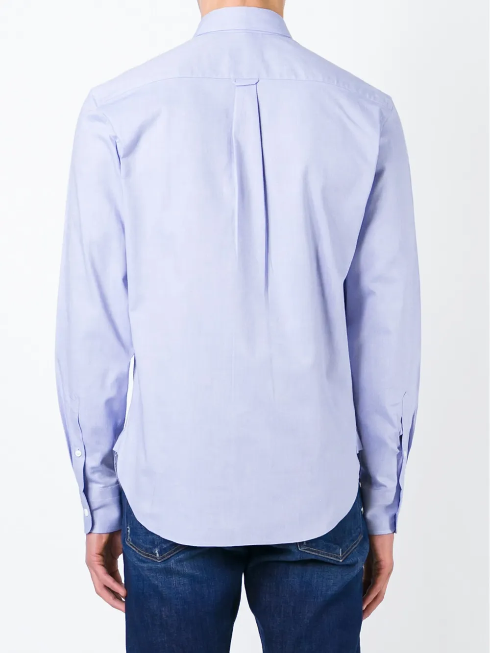 Maison Kitsuné button down shirt - Blauw