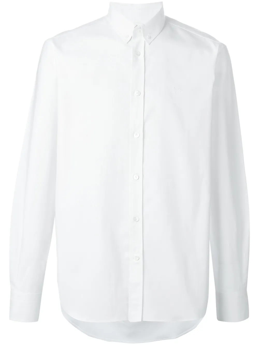 Maison Kitsuné button down shirt Wit