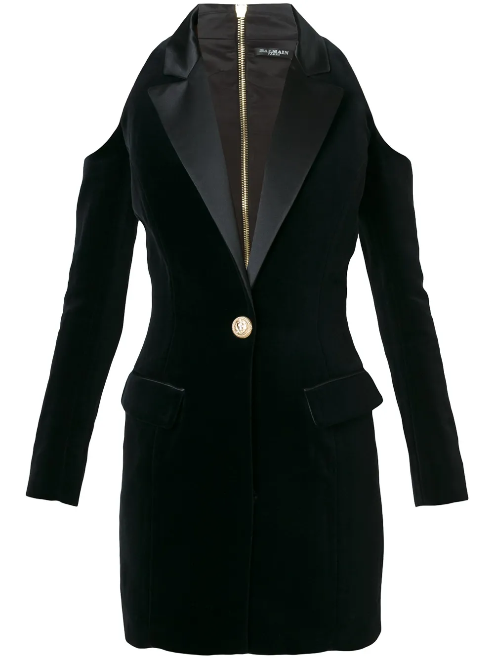 balmain blazerkleid