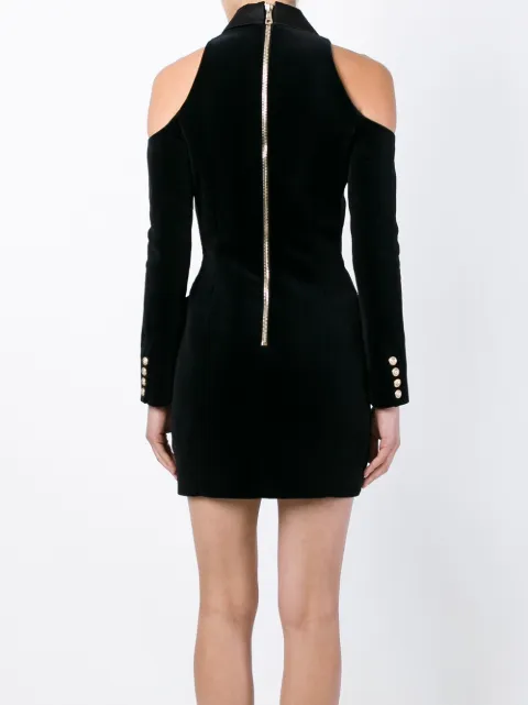 balmain blazerkleid