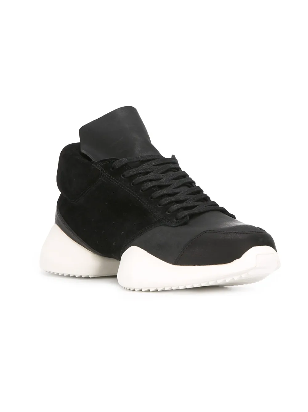 Rick Owens ' x Adidas Tech Runner' sneakers - Zwart