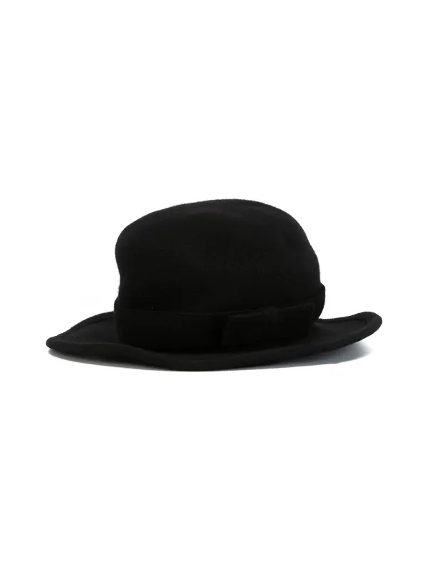 COMME des GARÇONS parfums サマーハット ブラック Comme Des Garçons Comme Des Garçons ボーラーハット