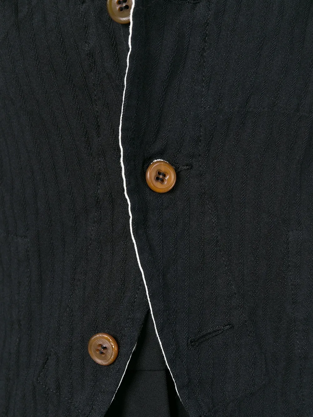 Comme Des Garçons Jacquard Stripe Jacket In Black