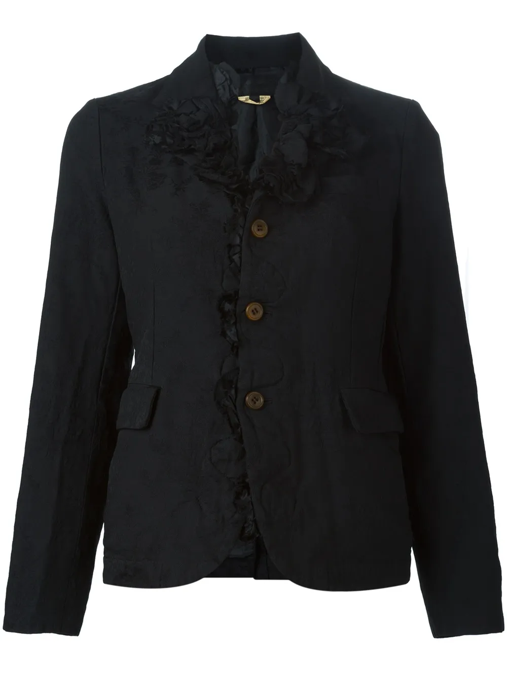 Comme Des Garçons Comme Des Garçons ruffled blazer | Black | Image 1