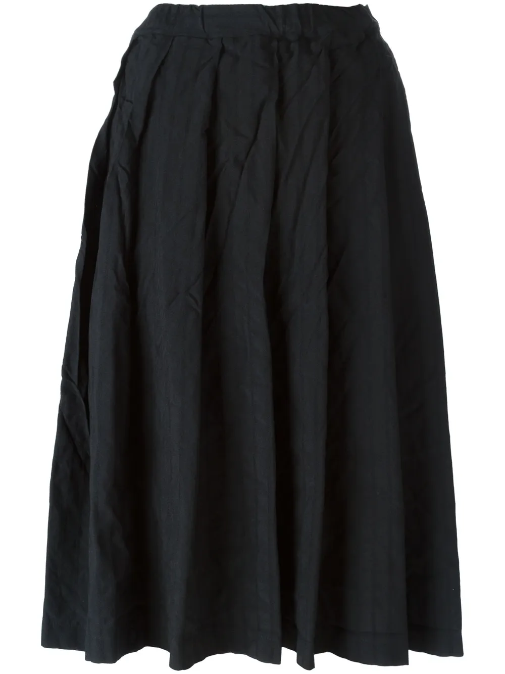 Comme Des Garçons Comme Des Garçons creased pleated skirt | Black | Image 1