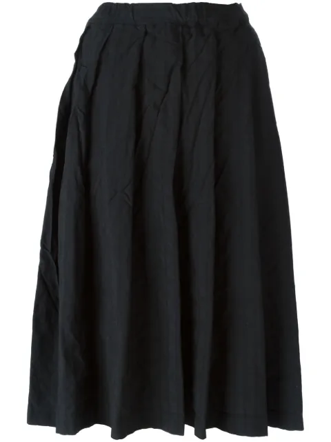 Comme Des Garçons Comme Des Garçons creased pleated skirt