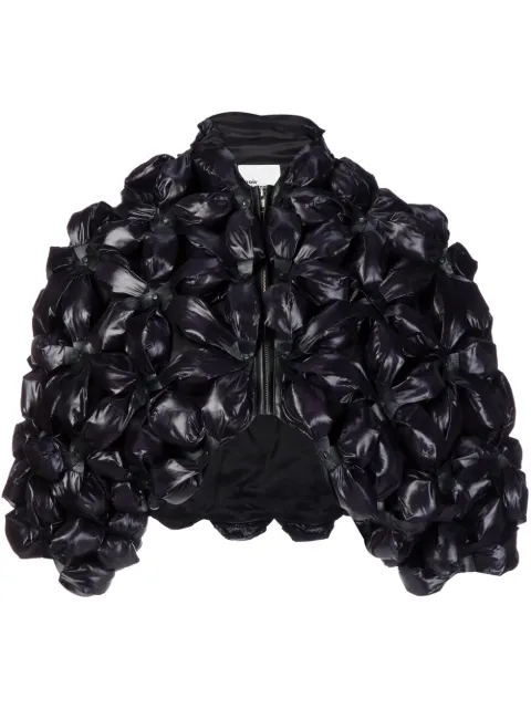 Noir Kei Ninomiya Bolero mit 3D-Blumendesign