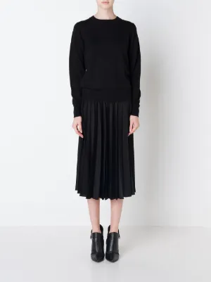 スカート noir kei ninomiya COMME des GARCONS Noir Kei Ninomiya x Comme des Garçons satin tulle tiered