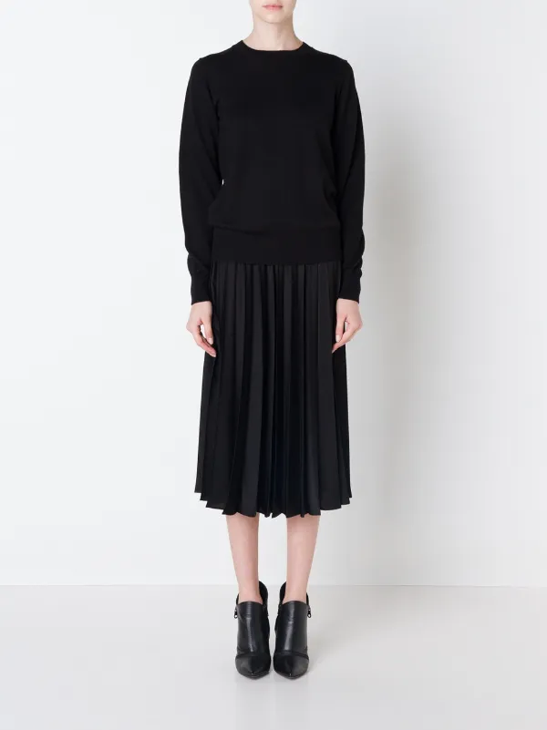 noir kei ninomiya プリーツスカート 黒 Noir Kei Ninomiya プリーツスカート | ブラック | FARFETCH JP