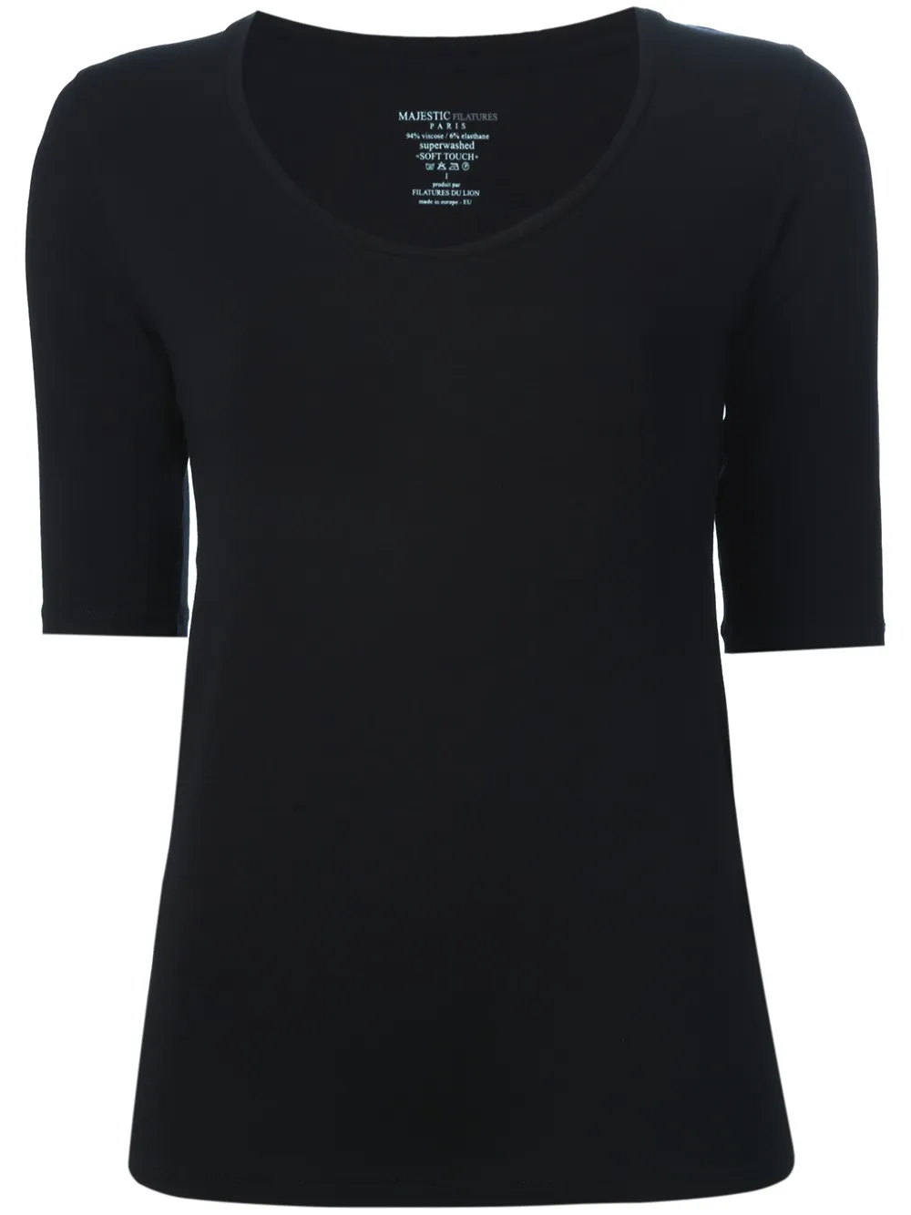 

Majestic Filatures round neck T-shirt - Negro
