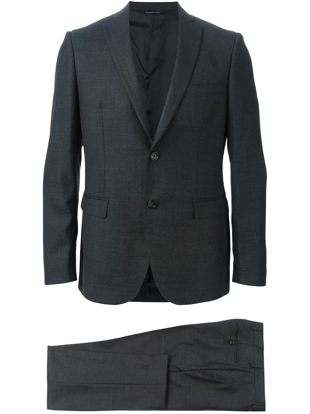 Tonello two piece suit - Zwart