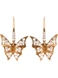 Stephen Webster diamond wing earrings - Metallic